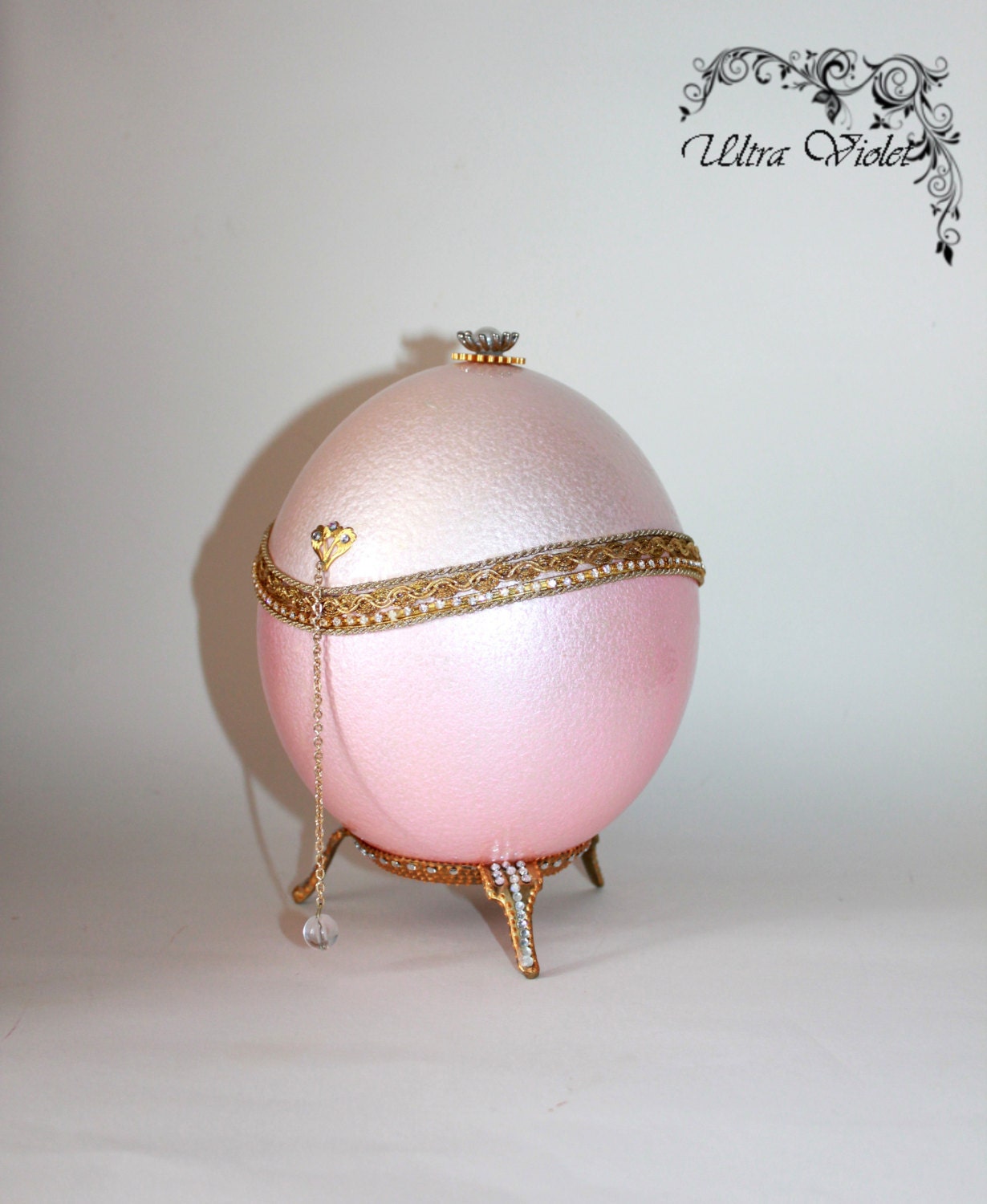 Ostrich egg box jewelry box ostrich egg egg