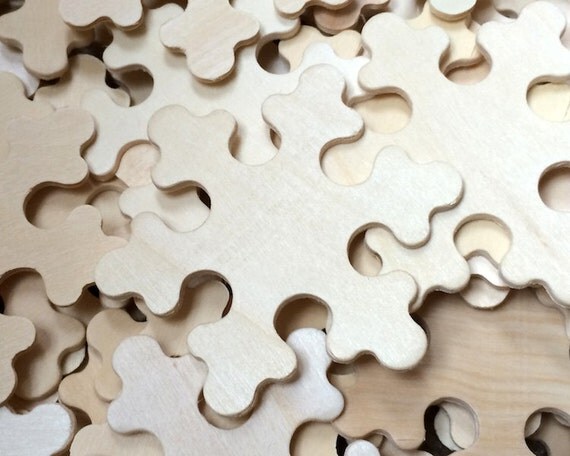 Unfinished Wood Snow Flakes Crafts