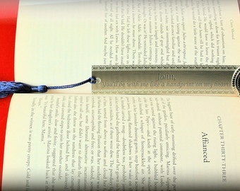 Engraved Circle Book Mark
