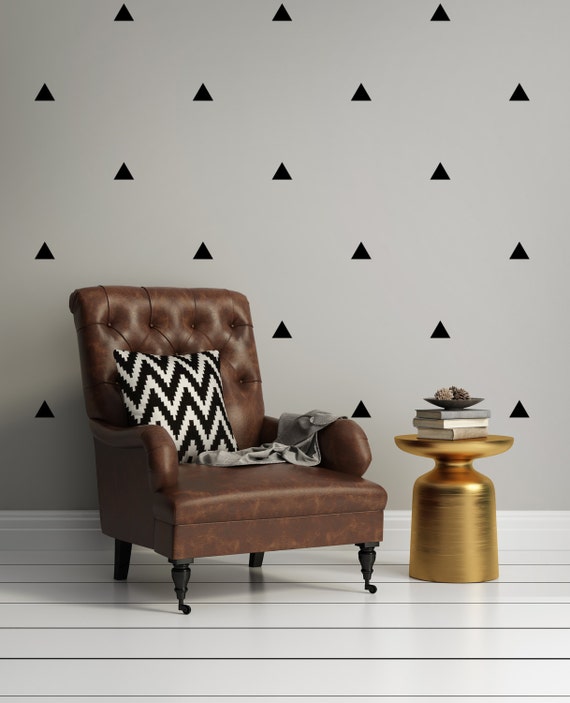 Triangle Wall Decal Wall Decal Triangle Vinyl by WallTribe