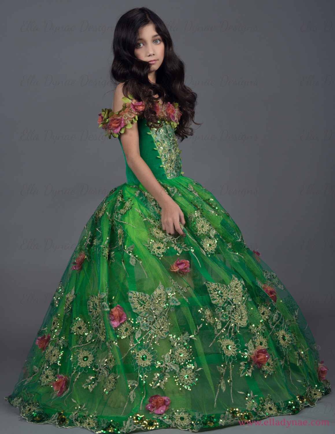 laura fancy gown