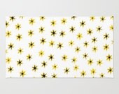 Daisy Rug - Floor rug - Room Rug - Daisy Art Rug - Yellow and White Rug - Flower Rug - Made to Order