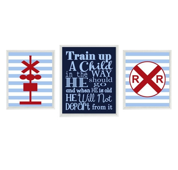 Train Wall Art proverbs 22:6 train wall art baby boy nursery train nursery Train Wall Art proverbs 22:6 train wall art baby boy nursery train nursery
