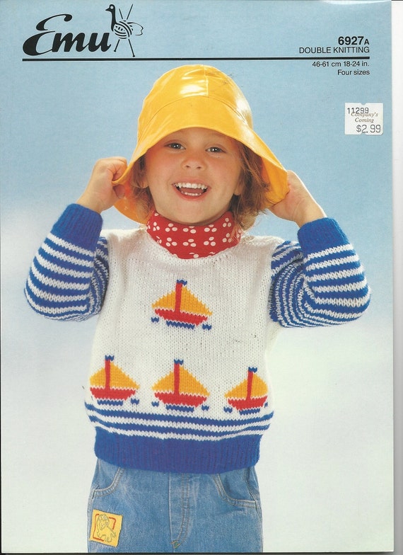 Knitting Pattern Graph Pattern NAUTICAL PULLOVER SWEATER