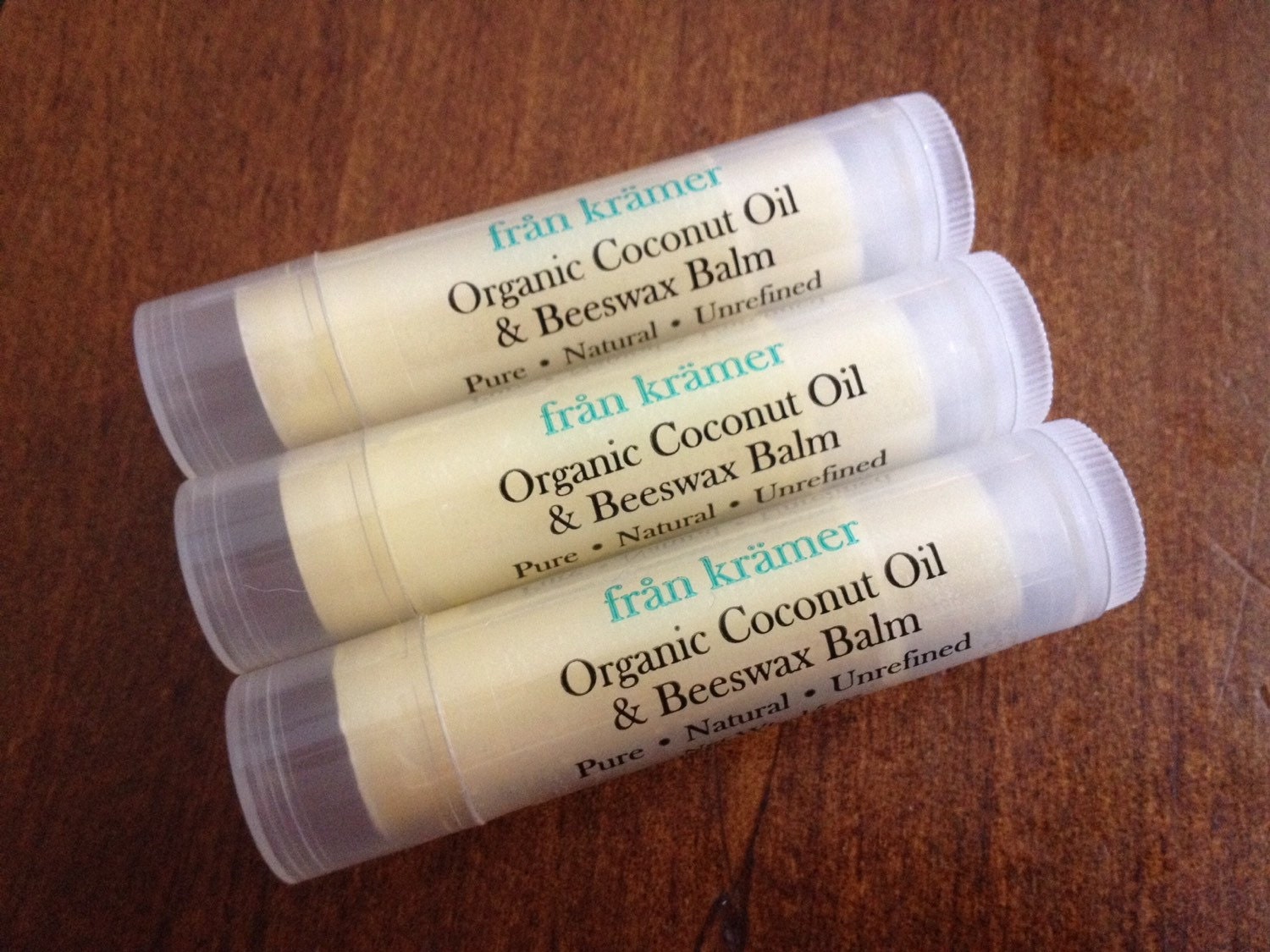 Organic Lip Balm / Coconut Oil Lip Balm / Beeswax Lip Balm