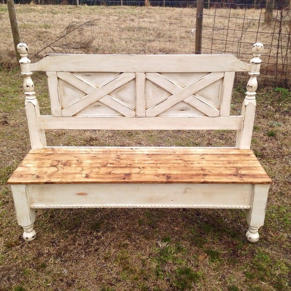 Items similar to Antique Bench on Etsy