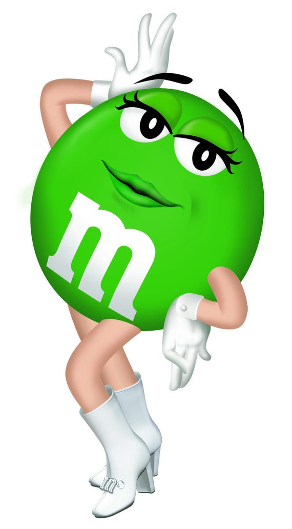 CUSTOM ORDER 5 different M&M Character Table by SusanCDesigns