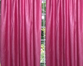 Pink Curtain  Window Treatment Sari Drape Single-Christmas Home Decor