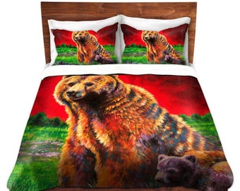 Popular items for bear duvet cover on Etsy