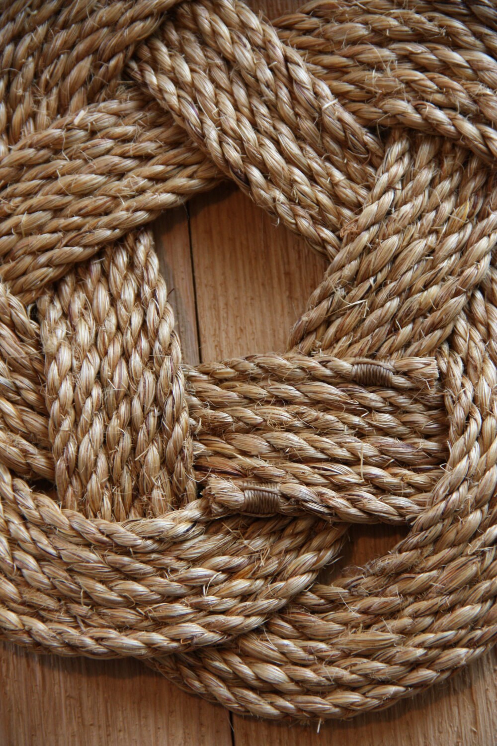 Nautical Round Rope Mat by BuoysandBartha on Etsy