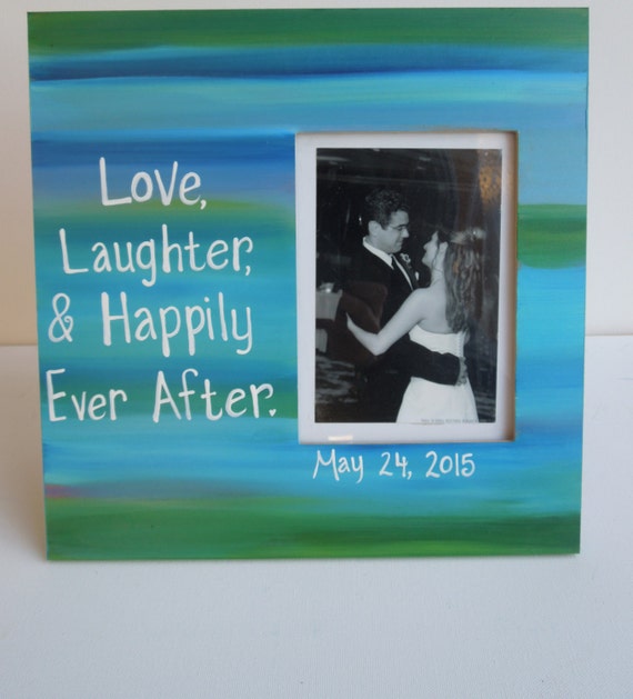 Items similar to Hand Painted Picture Frame. Custom Quote. Custom