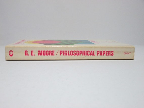 Philosophical Papers by G E Moore — Reviews, Discussion