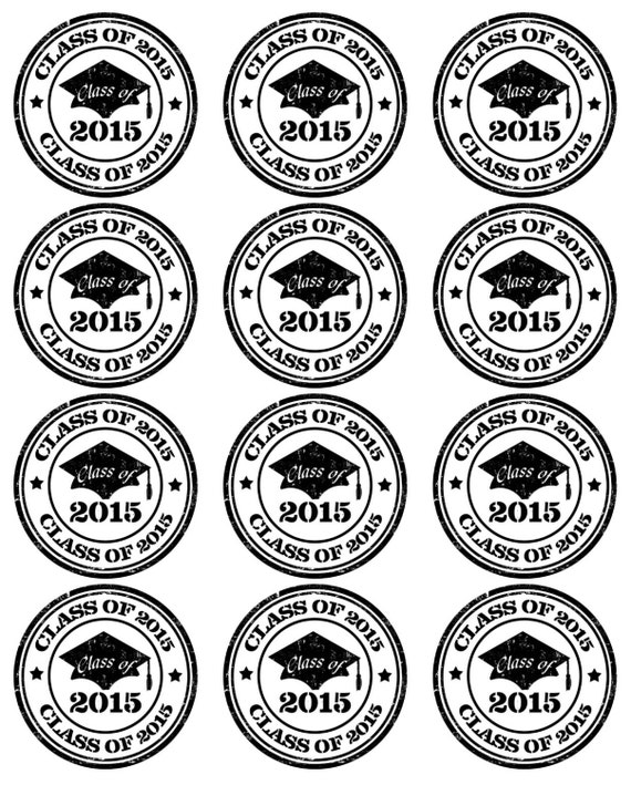 Graduation Cupcake Toppers - 2.5