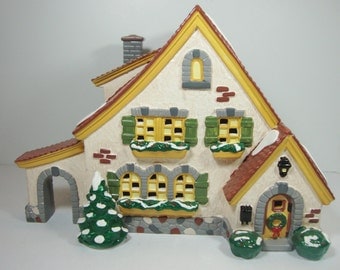 Dept 56 Snow Village Carmel Cottage Light Up Building 1994 5466-6 Free Shipping