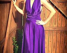 Popular items for bright purple dress on Etsy