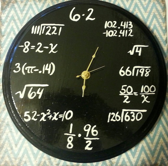 Math Problem Clockmade to order