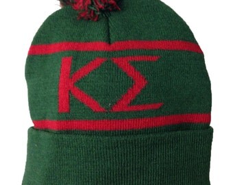 Kappa Sigma Knit Beanie Pom Winter Hat Kappa Sig