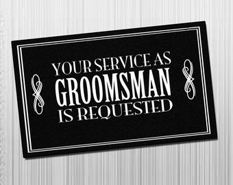 Free Printable Groomsmen Invitations 1