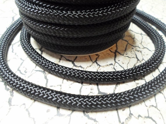Black Nylon Rope For A Necklace 3