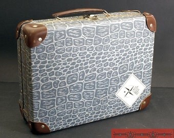 Vintage doll suitcase, child's suitcase