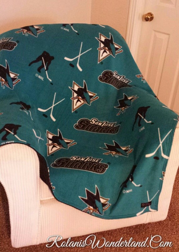 NHL San Jose Sharks Custom Fleece Blankets by RolanisWonderland