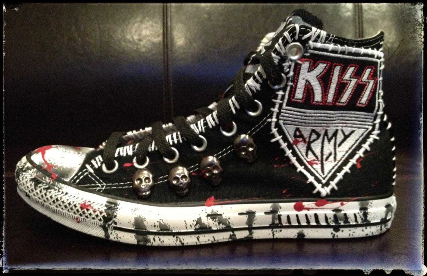 KISS Converse from Chad Cherry