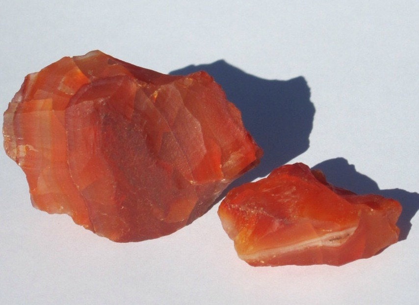 Raw Carnelian Agate Chunk 1