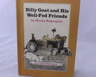 Billy Goat and His Well-Fed Friends, Nonny Hogrogian, 1972, Vintage Picture Book, Vintage Children's Book