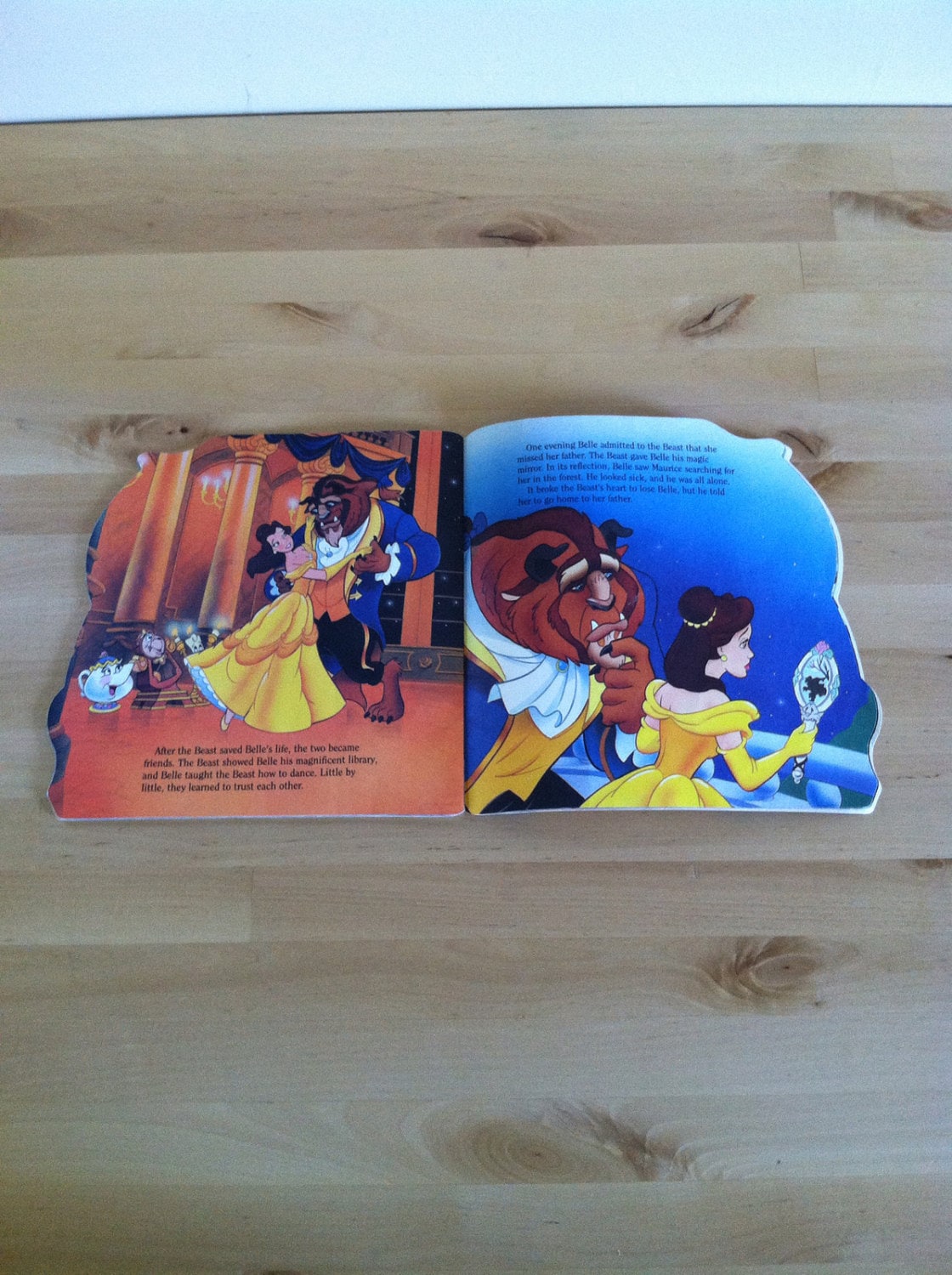 beauty and the beast book with figures