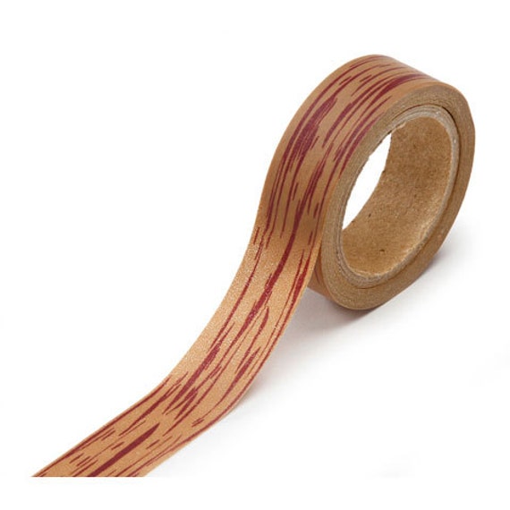 Wood Grain Washi Tape 1 roll by PaperStockist on Etsy