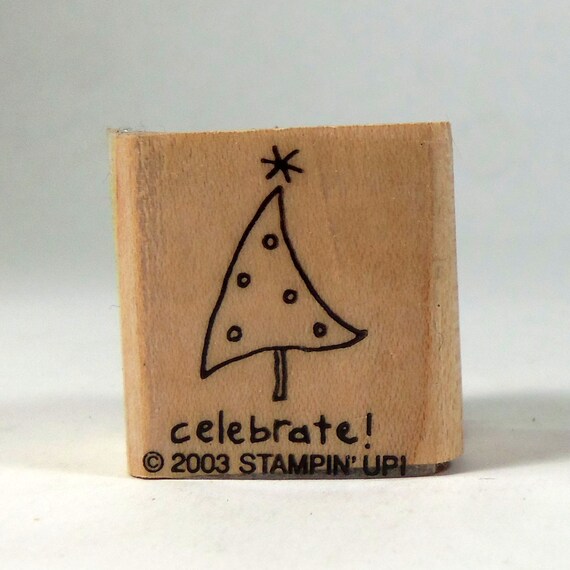 Rubber Stamp Christmas Tree Christmas Stamping by EverydaySupply