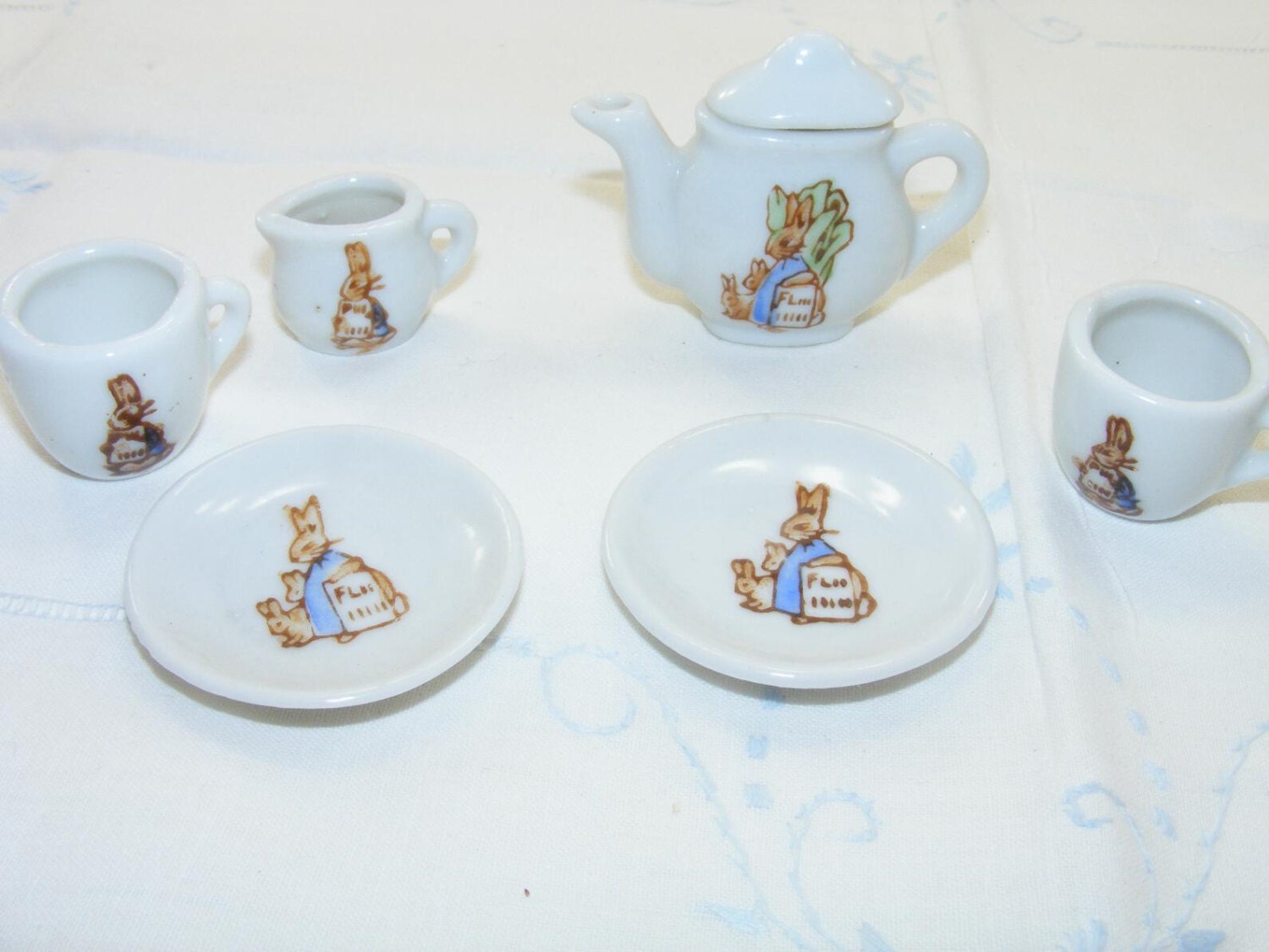 beatrix potter mini tea set