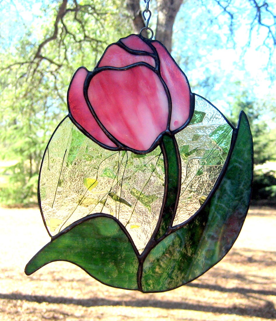 Stained Glass Tulip