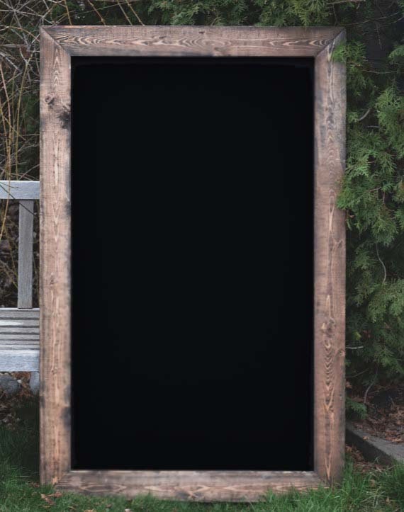Large Rustic Chalkboard 34x53 Framed Chalkboard by MintageDesigns