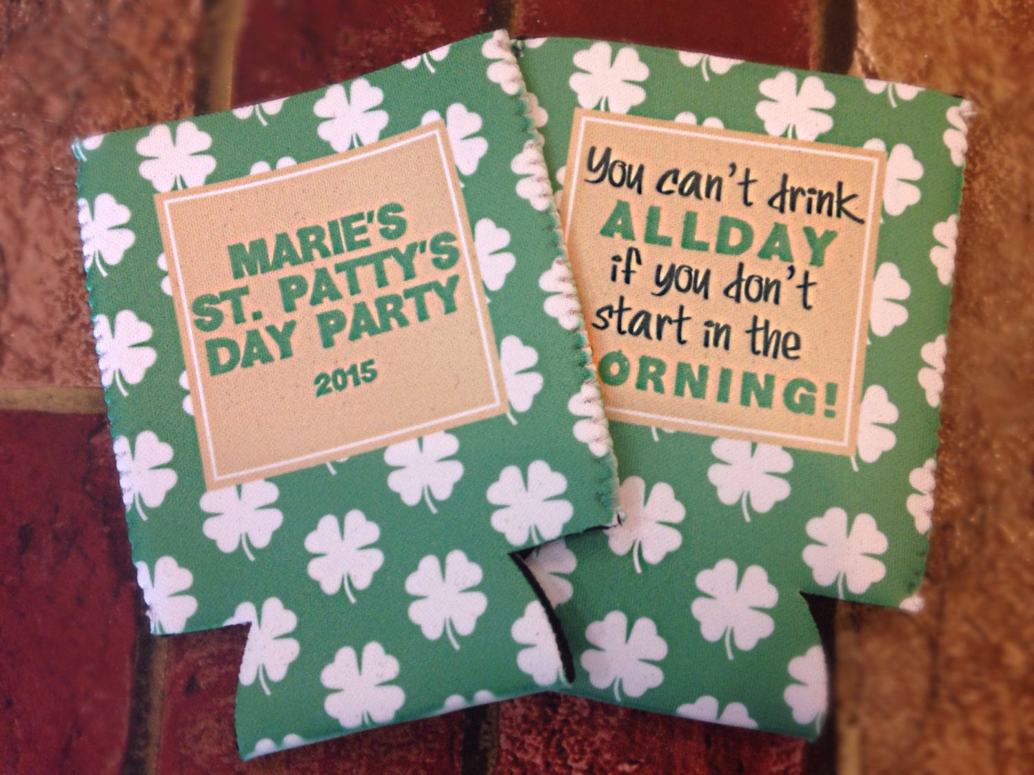 vineyard vines st patricks day koozie