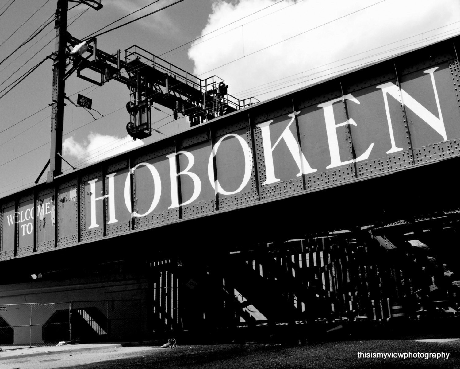 Hoboken Bridge Original photograph by myviewphoto on Etsy