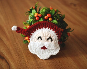 christmas decor crochet ideas Santa Crochet Crochet Claus Christmas Face, Santa Clause,Crochet