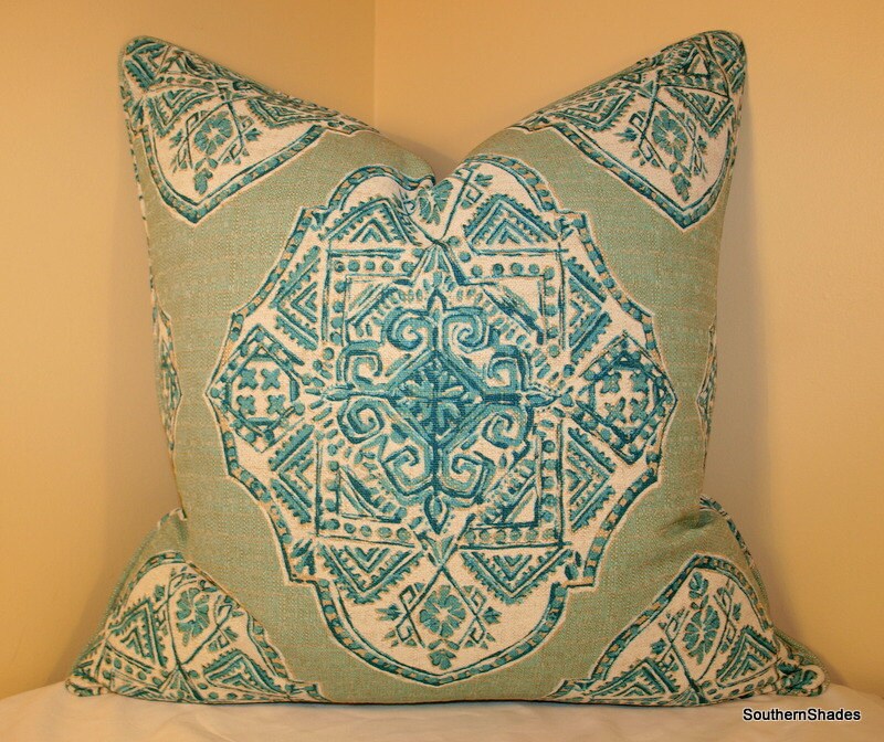 BOTH SIDES ONE Malta Capri Pillow Cover with Self Cording