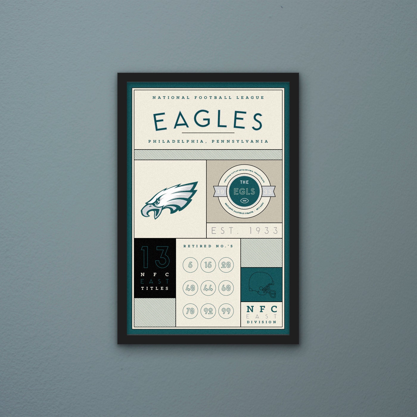 Philadelphia Eagles Stats Print