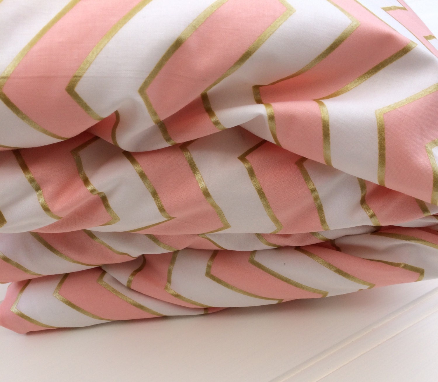 Cot Quilt Doona Duvet Cover In Pink And Gold Duvet Cover In Pink And Gold Zoom