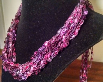 Trellis Necklace / Crochet Necklace Item No. 106