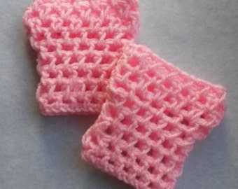 Pink girl crochet boot cuff, child boot cuff, girl boot cuff, crochet boot cuff, kid boot topper, kid boot sock, girl boot sock