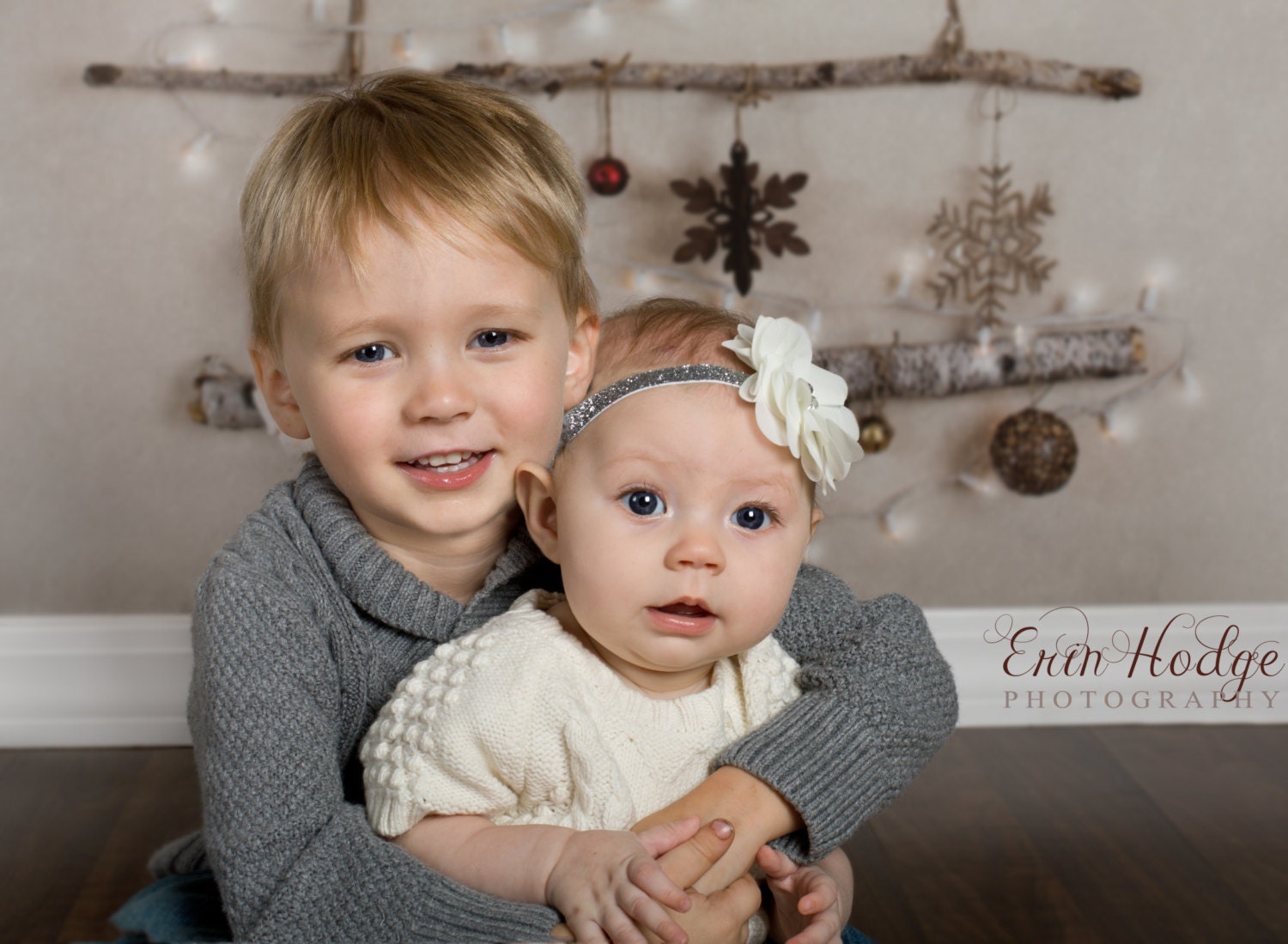 Baby Headband Silver Sparkle Headband by SweetieBabyBoutique