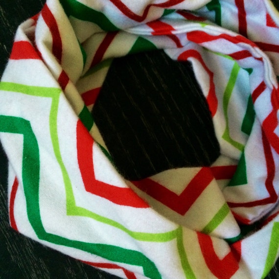 The Bright Scarf flannel infinity scarf baby by willandtess