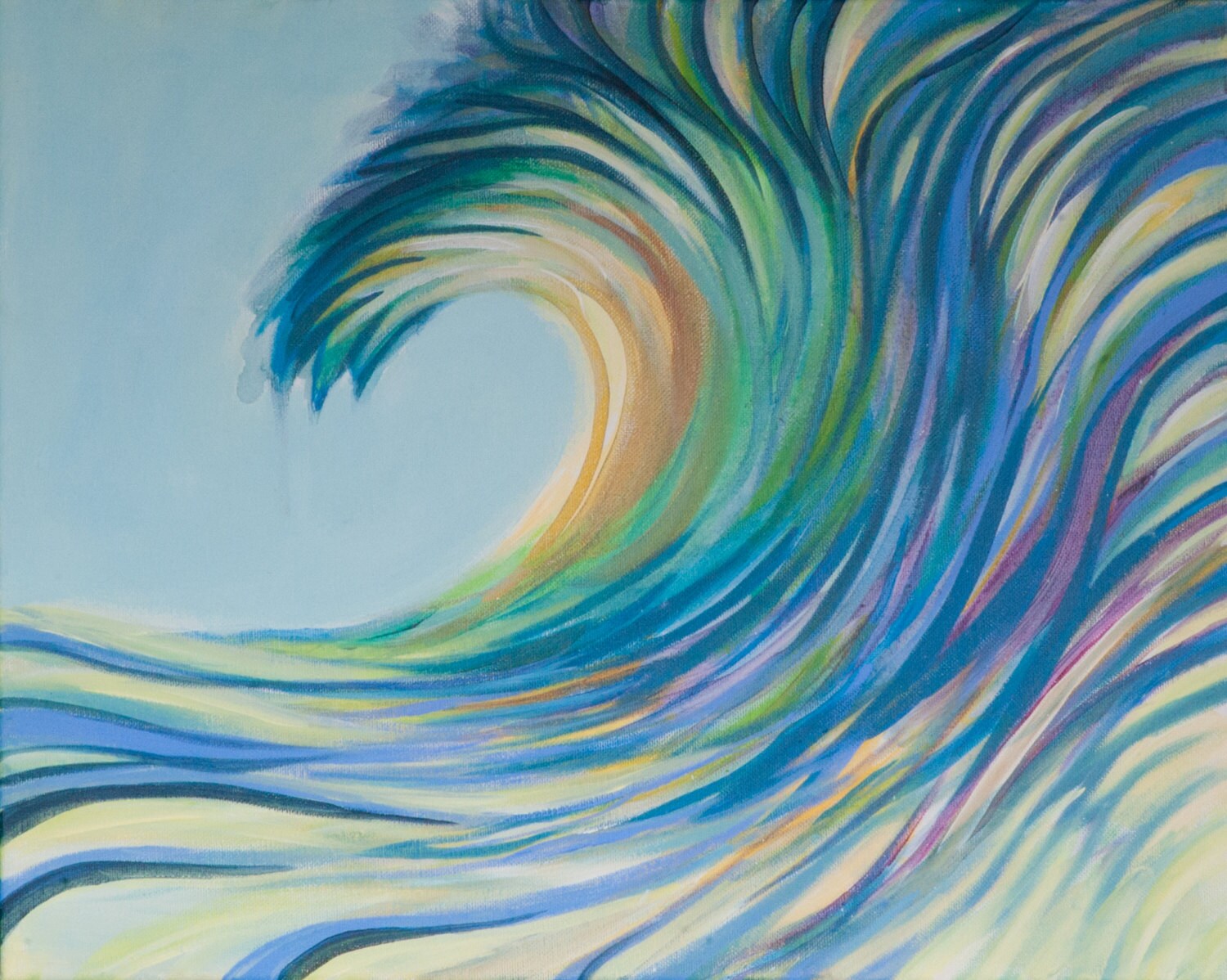 colorful wave surfers puffy colorful wave surfers puffy
