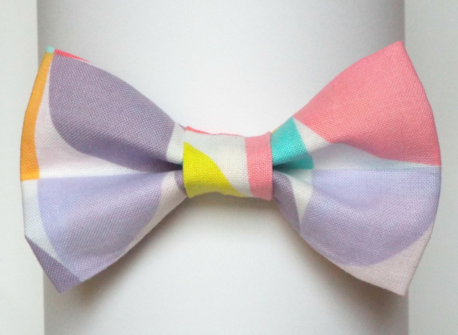 Multi Colored Bow Tie Pastel Bow Tie Baby Bow by TheGoodFairyShop