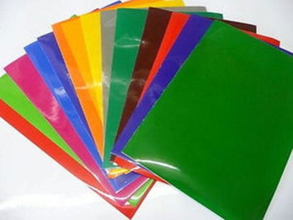 Download Self Adhesive vinyl 10 mixed colour A4 sheets ideal for craft