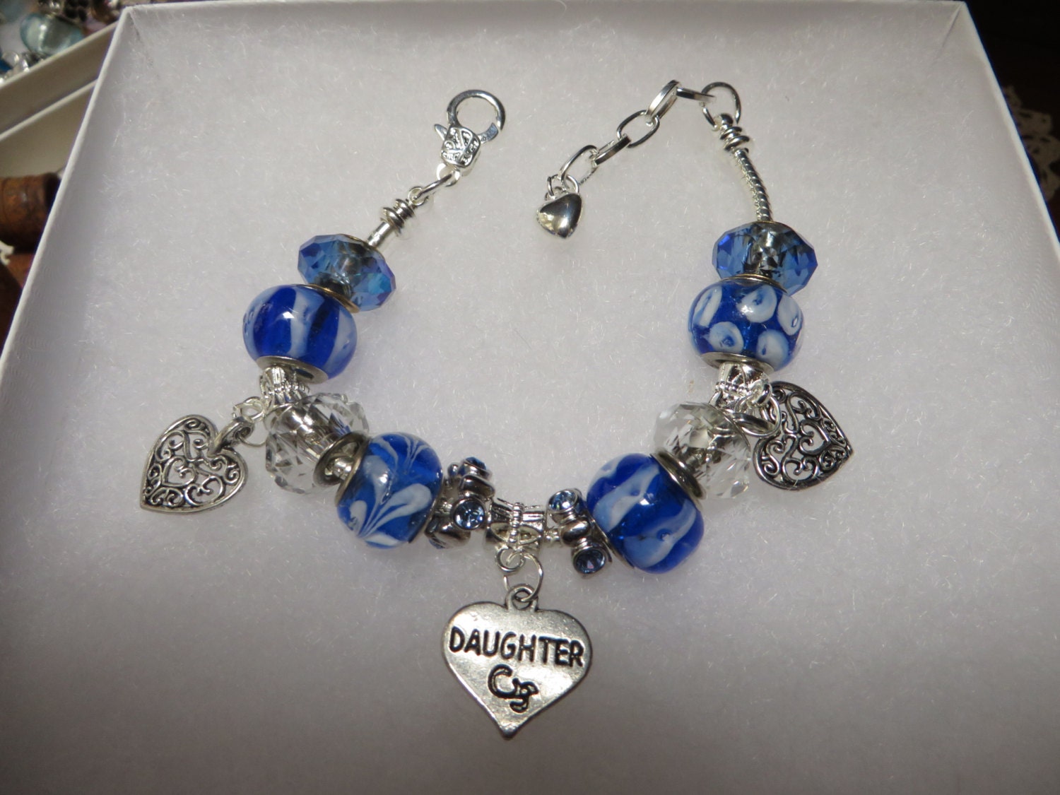 DAUGHTER CHARM BRACELET Special Daughter Gift