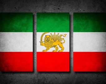 Persian Flag Triptych (w/ Free Shipping!)