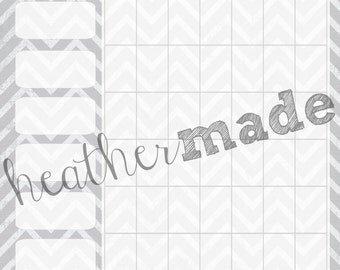 11x14 Printable Chore Chart